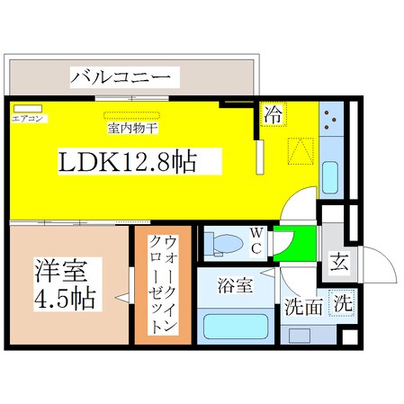 羽犬塚駅 徒歩36分 1階の物件間取画像